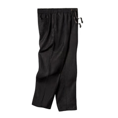 Easy-Going Pants (Black Linen)