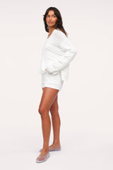 Newport Sweater | White