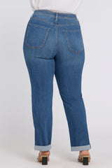 Marilyn Straight Jeans In Plus Size - Wild River