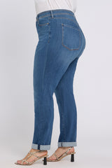 Marilyn Straight Jeans In Plus Size - Wild River