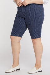 Tailored Bermuda Shorts in Plus Size - Dark Enzyme