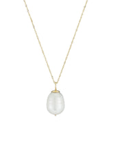 Baroque Pearl Drop Necklace