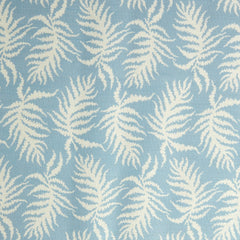 Blue Trailing Ferns Fabric