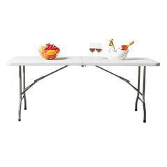 6ft Portable Folding Table – Lightweight Indoor & Outdoor Table