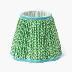 Green & Blue Lotus Lampshade (18cm)