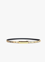 THE SNAKE PRINT LADY BELT
