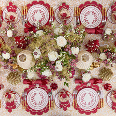 Burgundy Josephine Starter Plates (Set of 4)