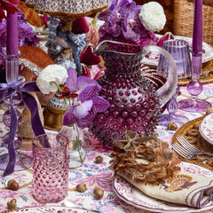 Small Eden Purple Candle Holder (Pair)