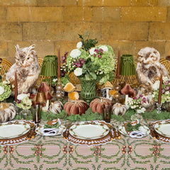Chocolate Bow Laurel Napkins (Set of 4)