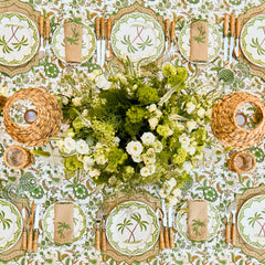 Jardin de Palmier Dinner & Starter Plates (Set of 8)