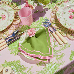 Green & Pink Gisele Napkins (Set of 4)