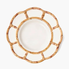 Petal Bamboo Ceramic Dinner Plate