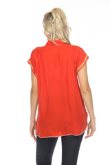 Johnny Was Biya Dionne Button-Down Blouse B14124A4 *