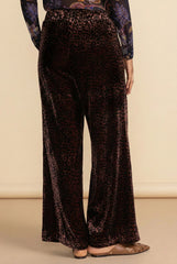 Johnny Was JWLA Brown Wide Leg Velvet Pant J65025-8