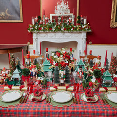 Green & Red Katherine Placemats (Set of 4)