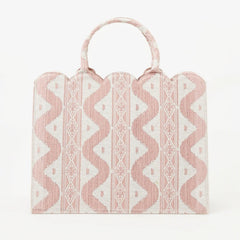 Mrs. Alice Tote Bag (Pink Ikat)