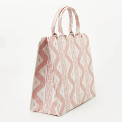 Mrs. Alice Tote Bag (Pink Ikat)