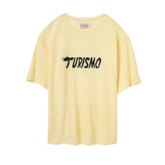 ‘Turismo’ Linen Tee (Yellow)