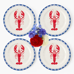 Lobster Dinner Plates (Set of 4)