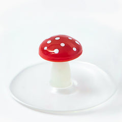Red Mushroom Glasses (Set of 4)