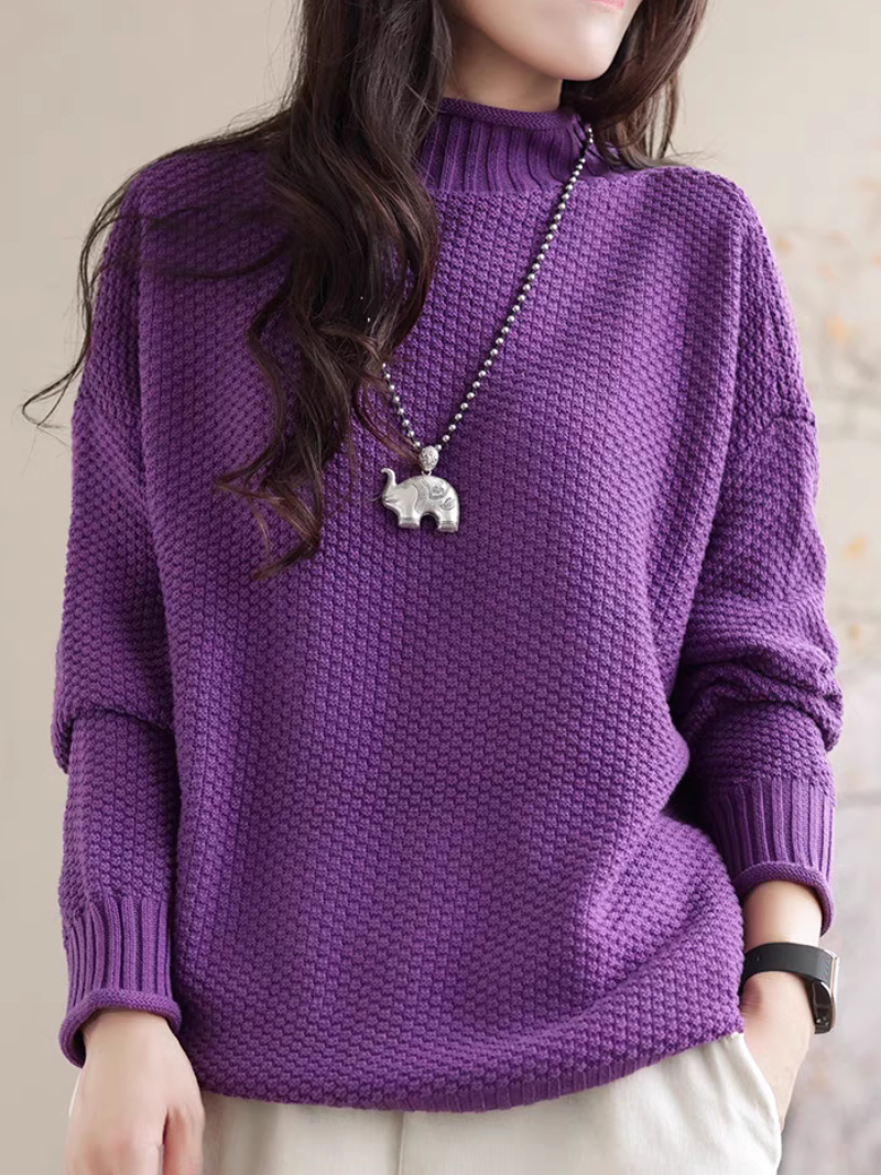 Women's Trendy & Beautiful Looks With Loose Style Sweater