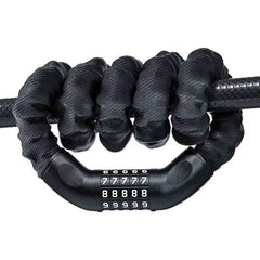 5-Digit Combination Bike Chain Lock | Heavy-Duty, Keyless & Rust-Resistant
