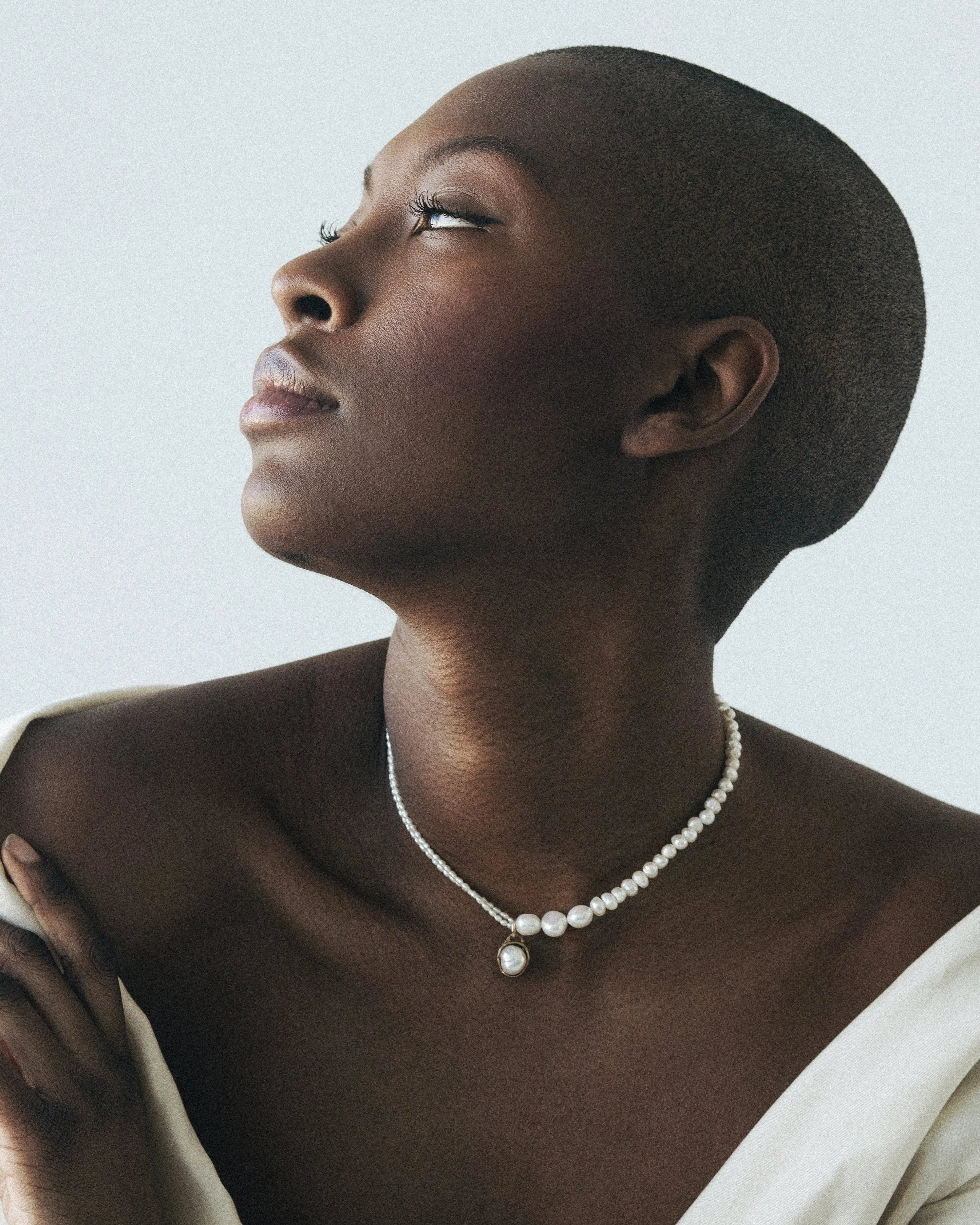 Petite Mix Pearl Collar