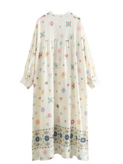 Chic Summer Printed A-Line Dress for Women | Eva Trends