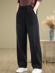 Women’s Relaxed&Soft Elastic-Waist Pant Style Bottom