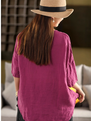 Women's Elegance to your Wardrobe Solid Color Shirt Top