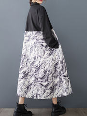 Chic Lapel Collar Women's A Line Dress | Eva Trends