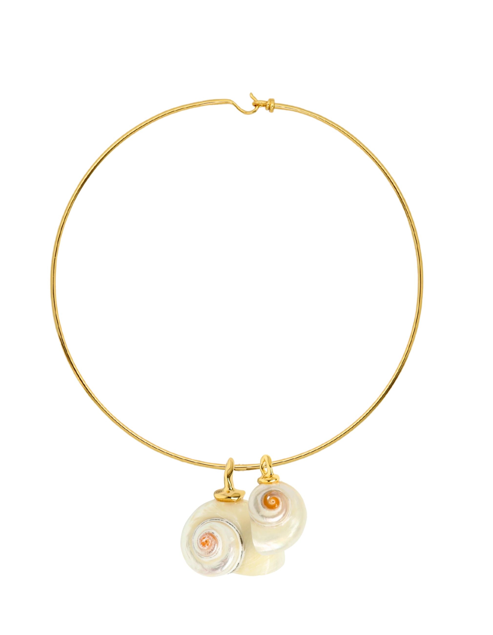 Shell Charm Collar