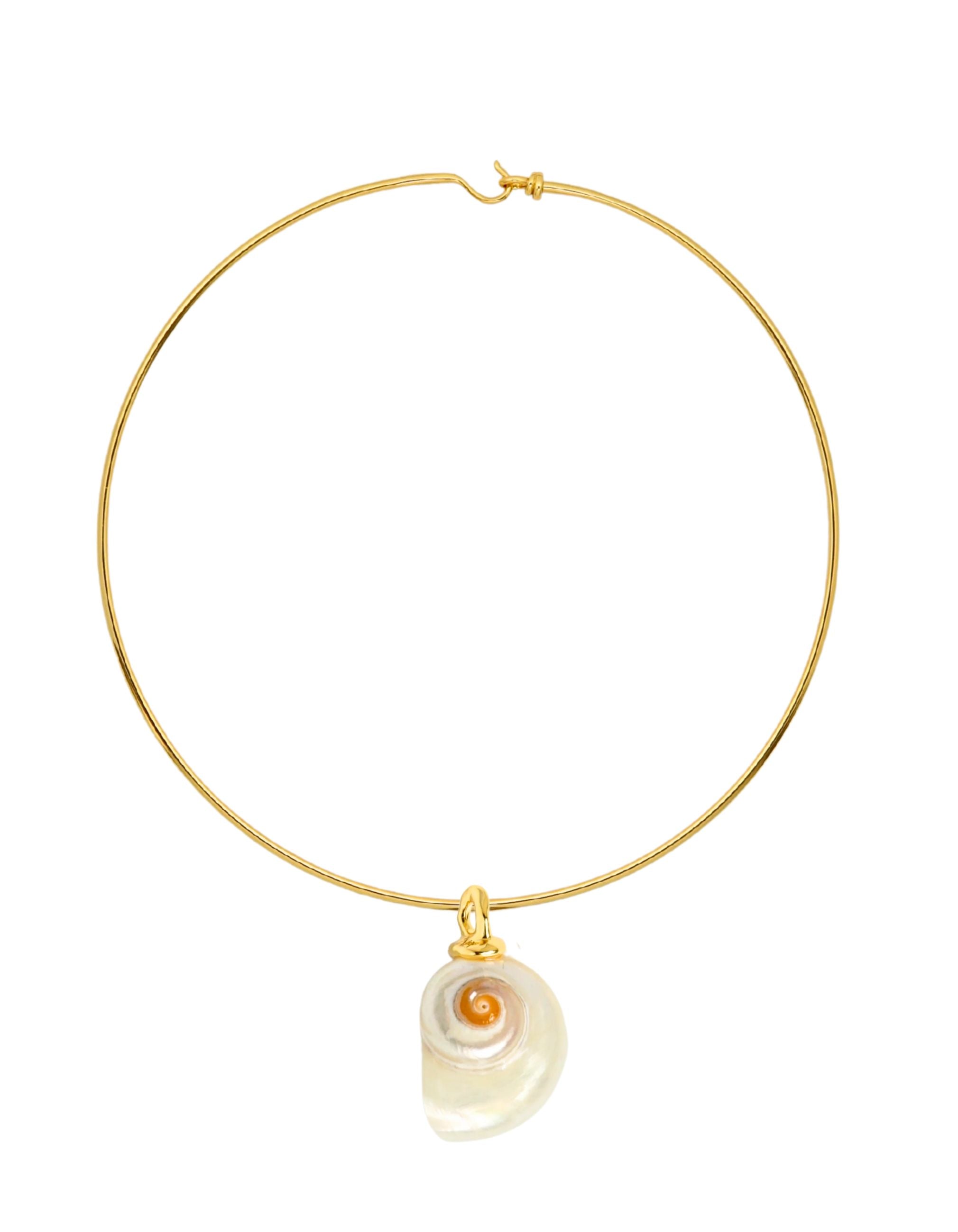Shell Charm Collar