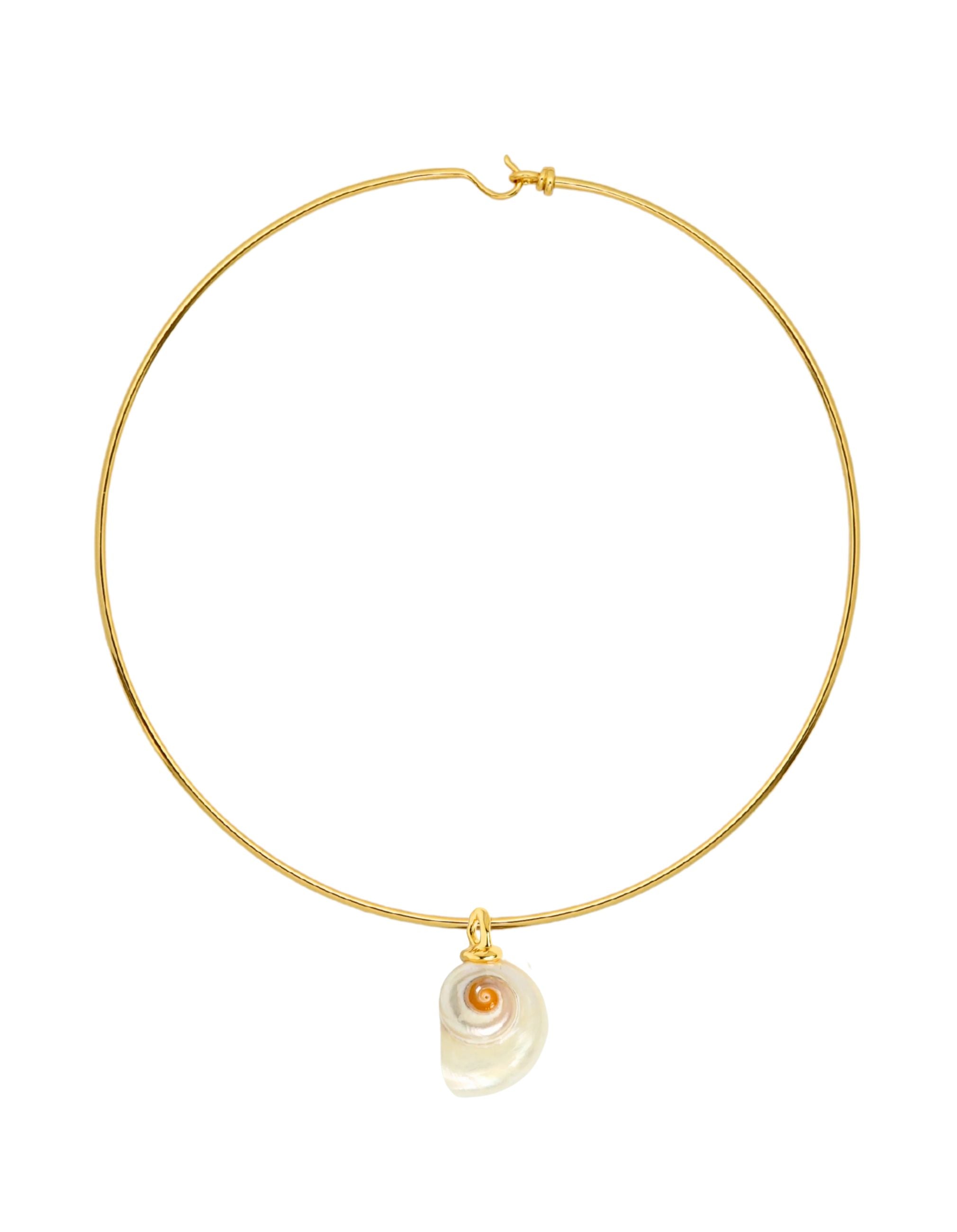 Shell Charm Collar