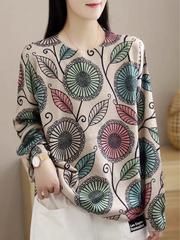 Elegant Women's Chic Floral Knitted Sweater | Eva Trends