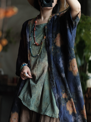 Stylish Women's Printed Loose Cardigan | Eva Trends
