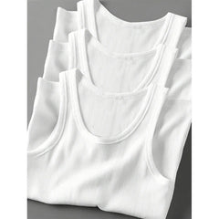 Men's Slim Fit Cotton Tank Top 3-Pack