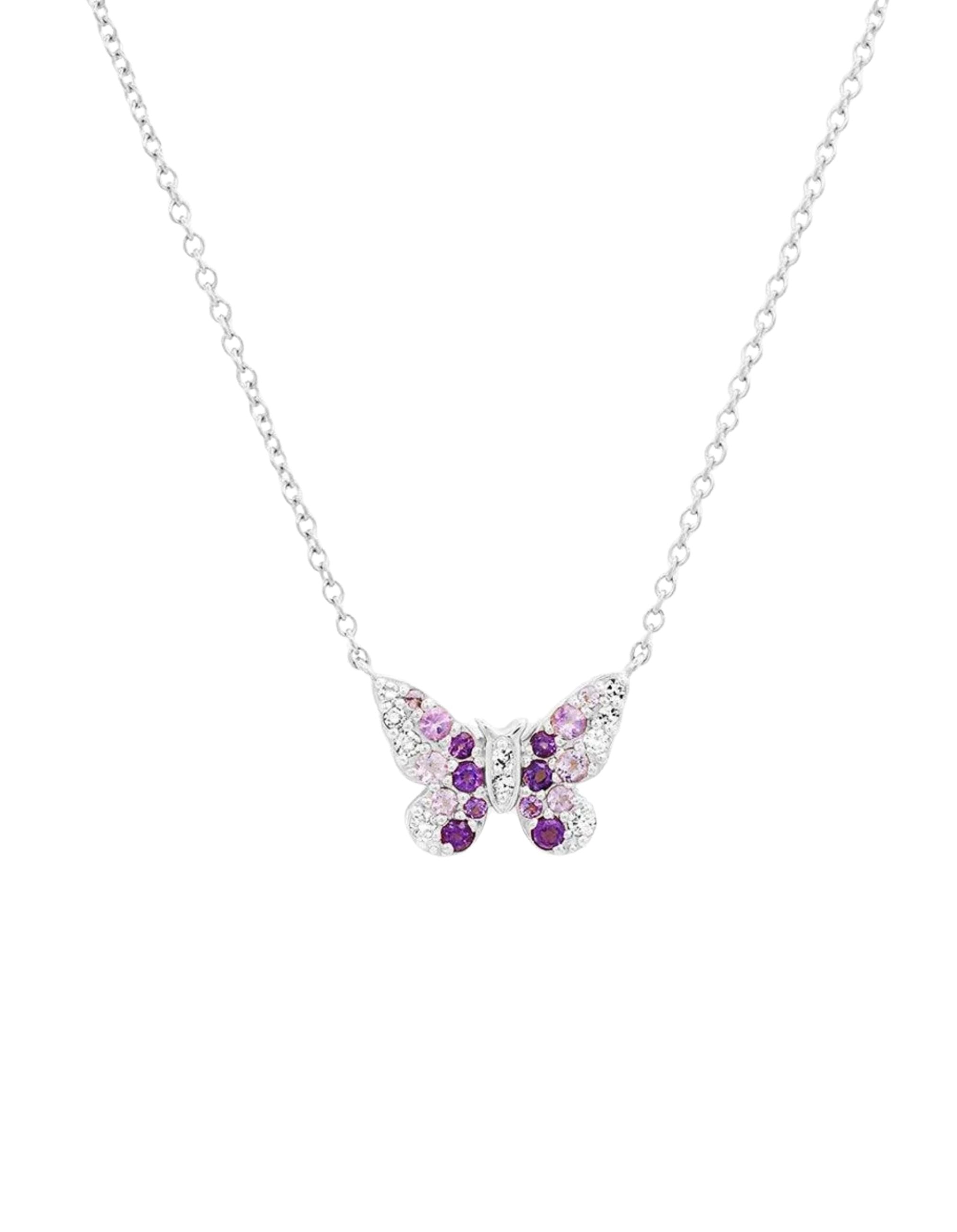 Mini Ombré Butterfly Necklace