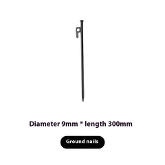 Heavy-Duty Steel Tent Stake – 30cm Camping Nail