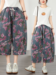 Weekend-Ease Denim Culottes — Flattering, Flowy Wide-Leg Pants for Everyday Joy