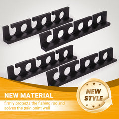 Wall & Ceiling Fishing Rod Rack – Holds 12 Rods, Garage Storage, 3 Pack Sizes