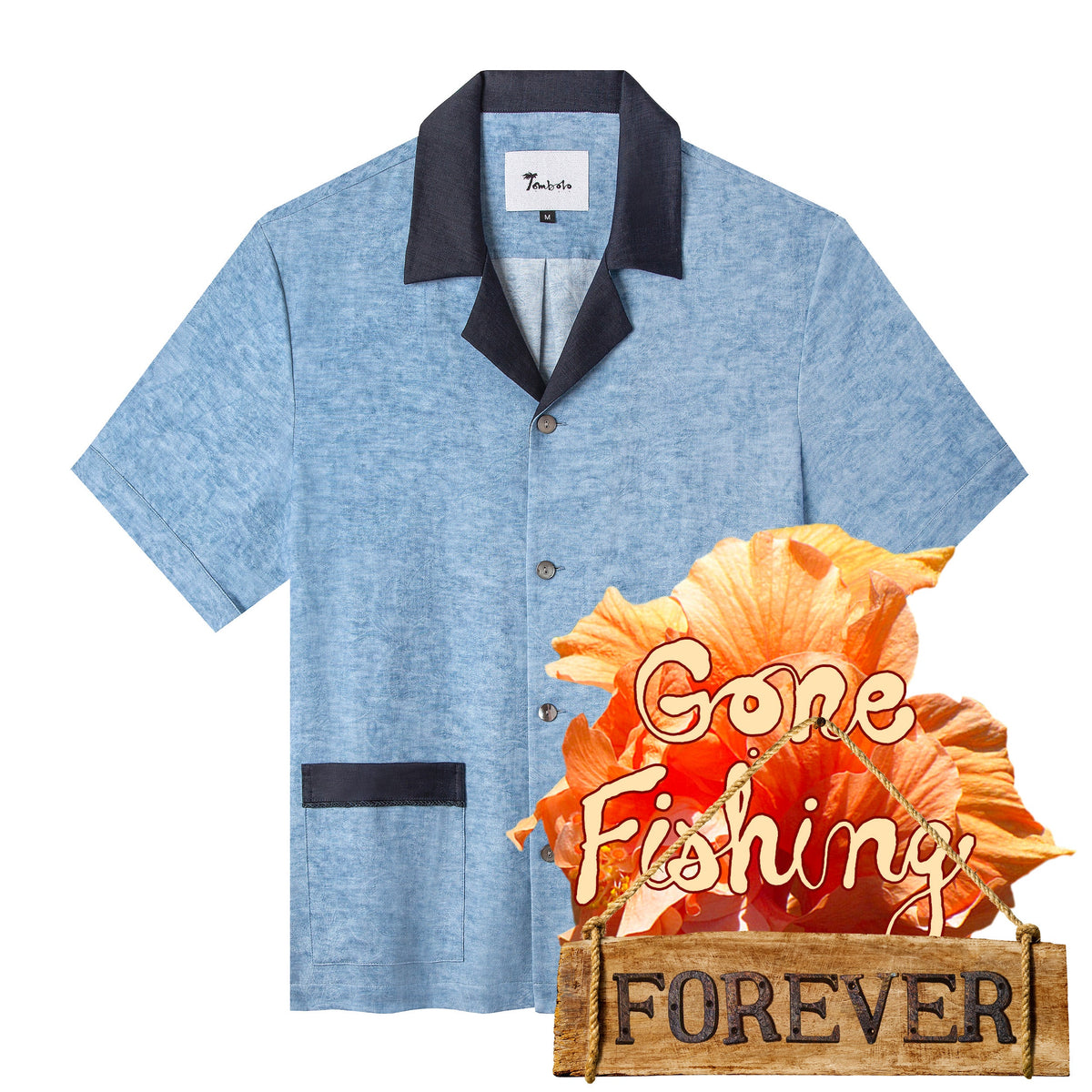 'Black Tie Optional' Cabana (Blue)