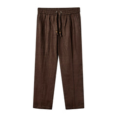 Easy-Going Pants (Brown Linen)