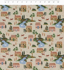 Cotswolds Cotton Fabric - Linen