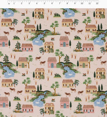 Cotswolds Cotton Fabric - Pink