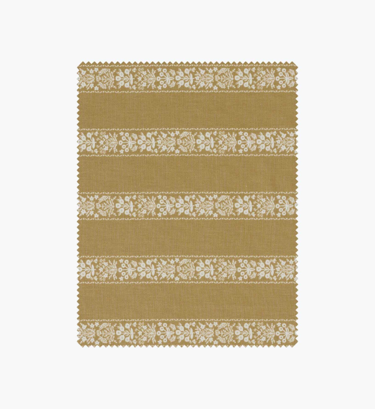 Estee Stripe Cotton Fabric - Orche