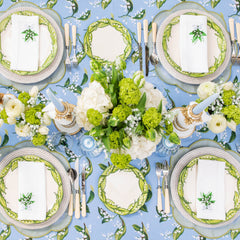 White Lily of the Valley Linen Napkins (Set of 4)