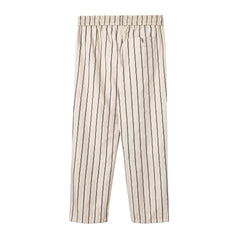 Easy-Going Pants (Beige Jacquard Stripe)