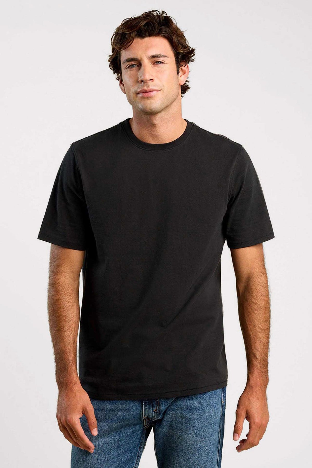 Vintage Cotton Men's Everyday T-Shirt | Black