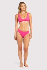 Low Waist Bikini Bottom | Fuchsia